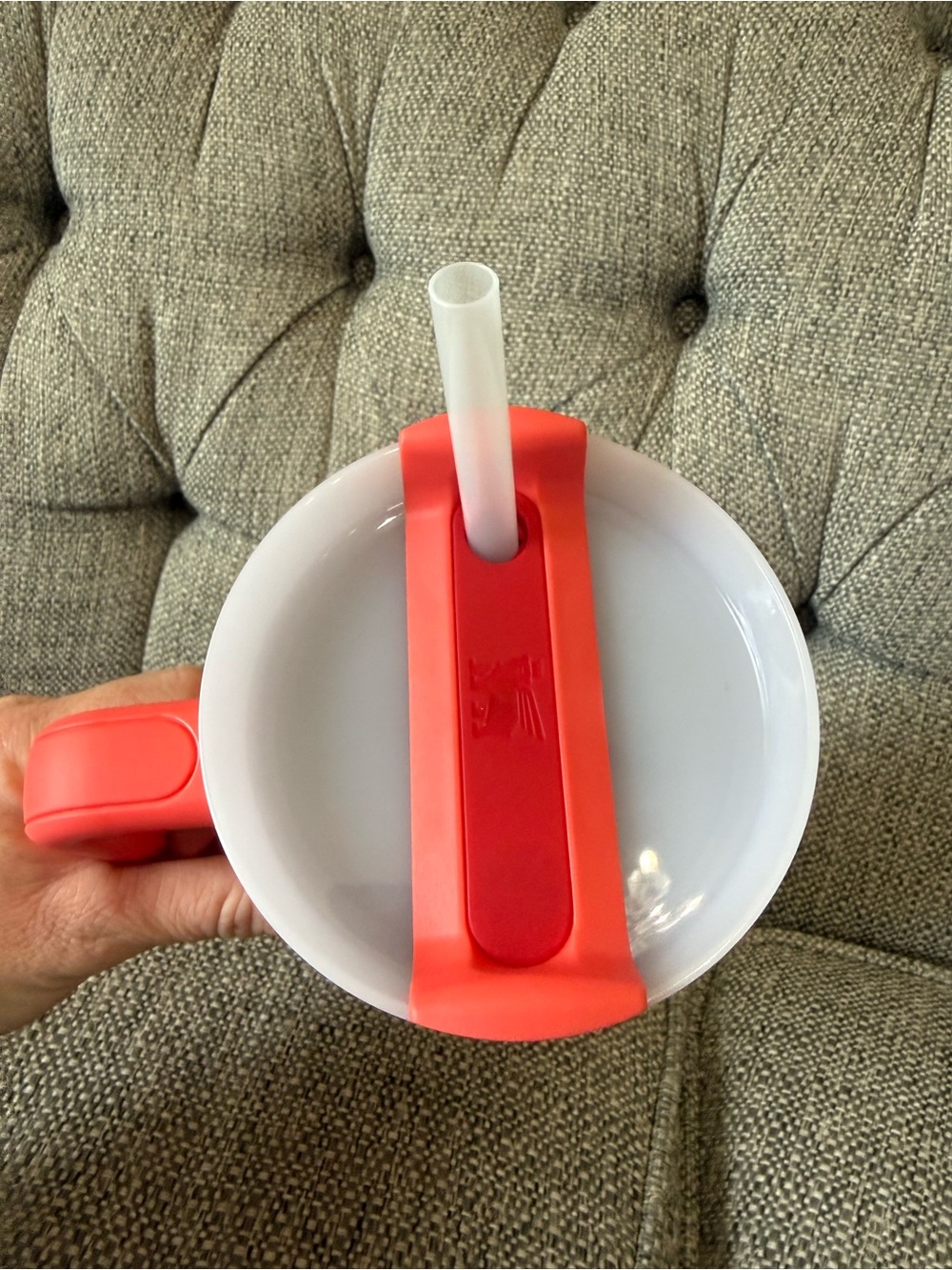 Stanley Red Insulated Quencher Tumbler with Handle and Straw - Picture 2 of 4